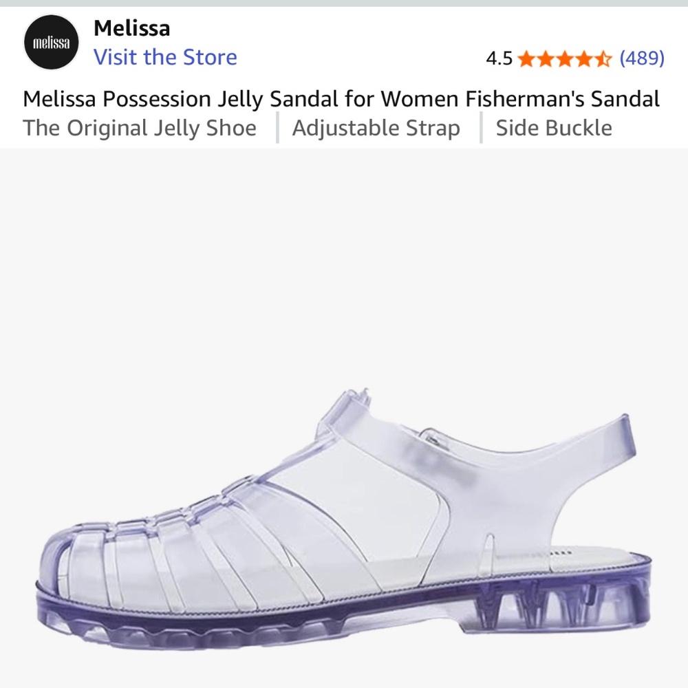 Melissa Sandal Clear